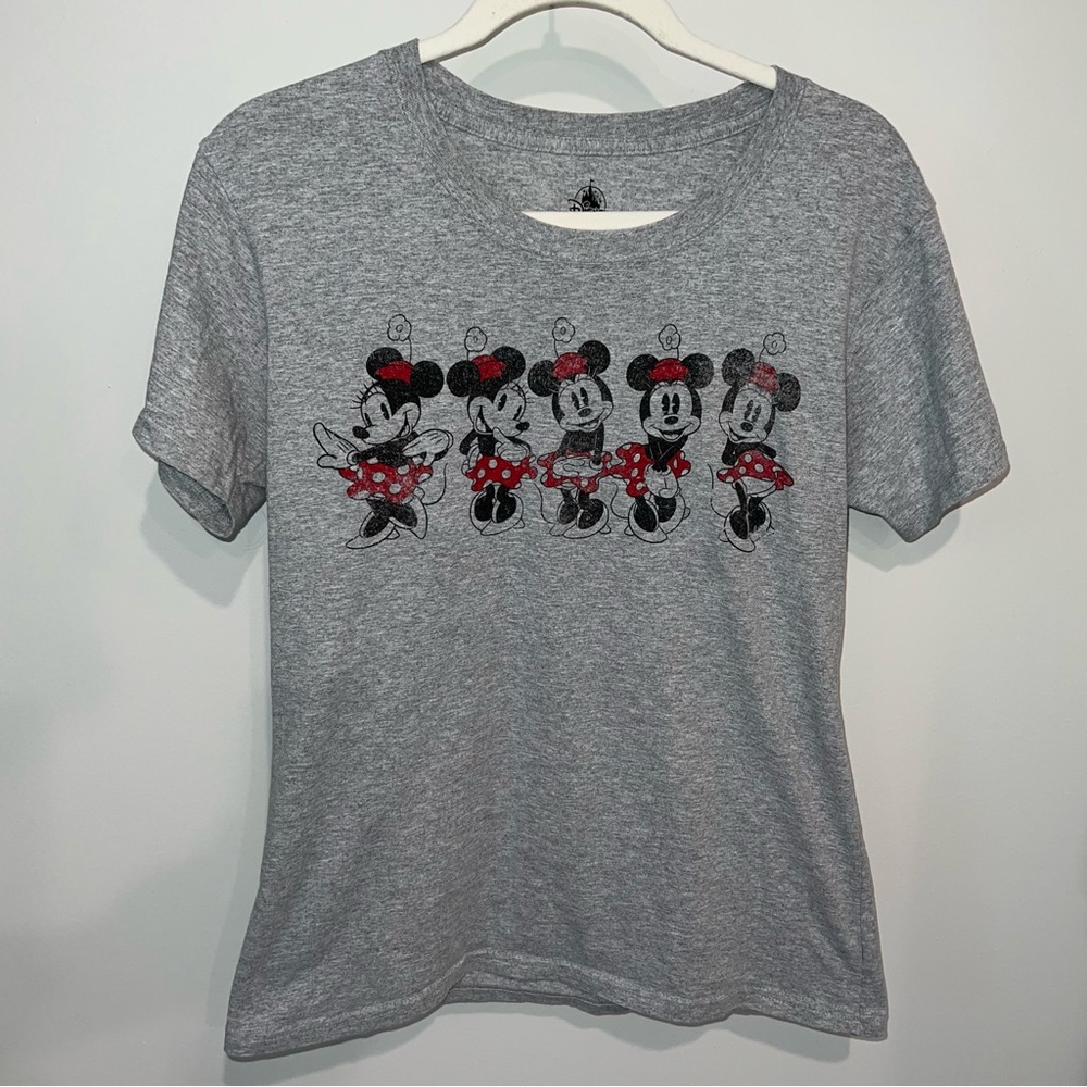 Disney Gray T-Shirt with Minnie Mouse Design